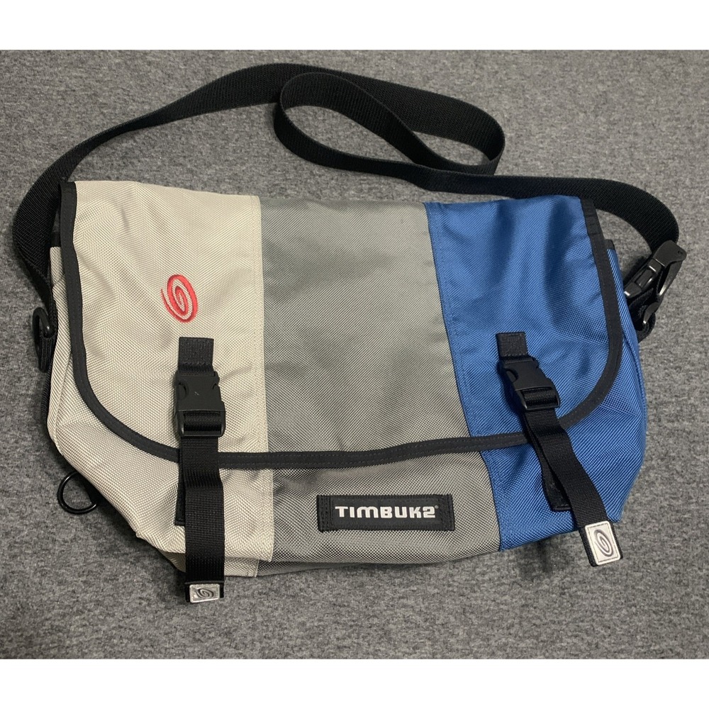 Timbuk2 messenger bag with laptop compartment Gray Blue